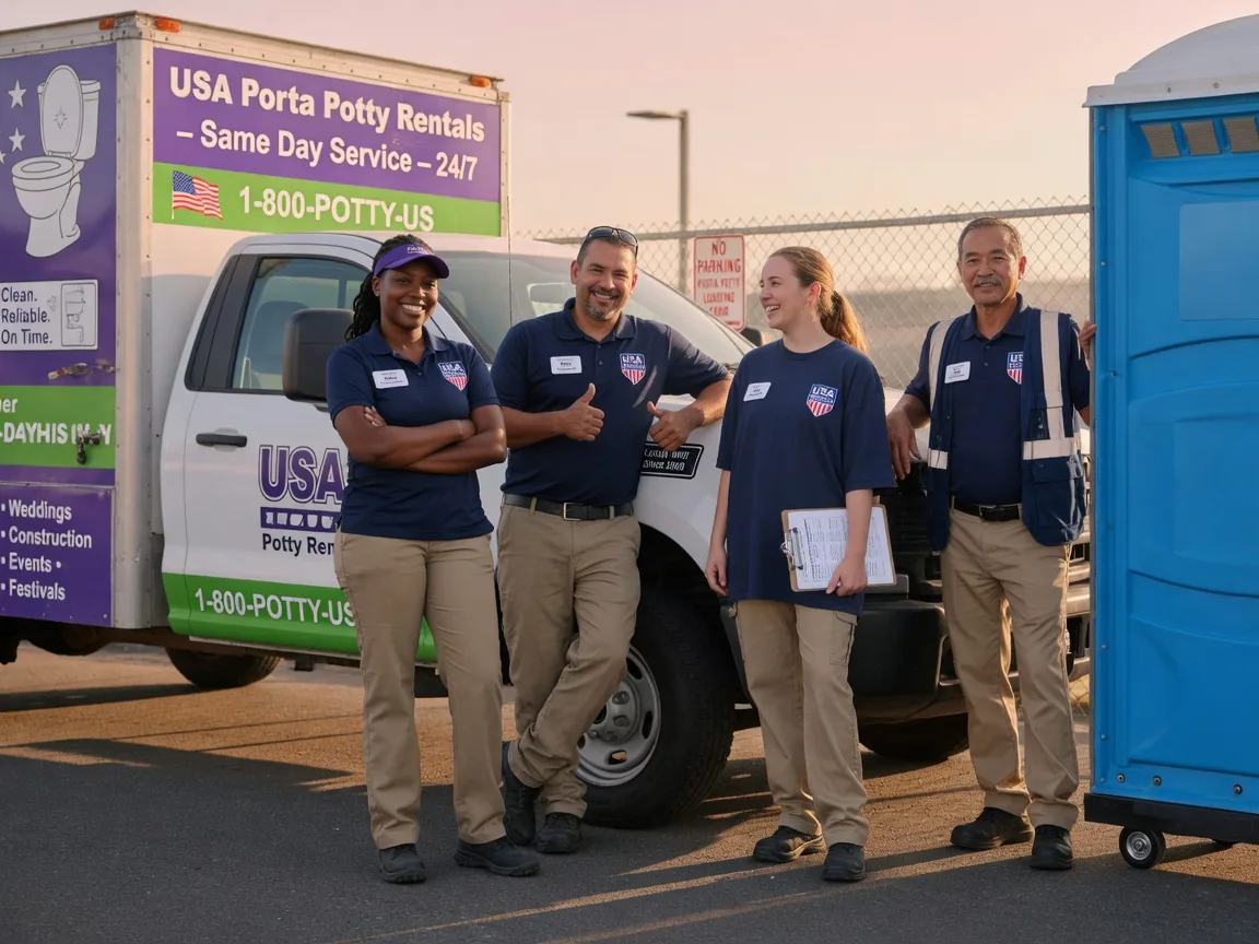 Porta Potty Rental company in Rumsey, CA